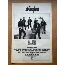 Stranglers live night for sale  CHESTERFIELD