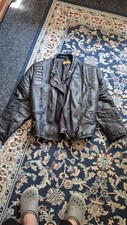 Leather motorcycle jacket for sale  SOUTHAMPTON