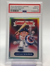 CAPTAIN WALKER 2024 BOWMAN BALDE DE LIXO CROMADO BEISEBOL INFANTIL PSA 10 Q4147 comprar usado  Enviando para Brazil