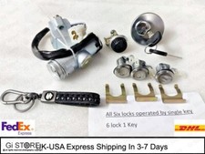 Conjunto de 6 fechaduras com chave única para Suzuki Samurai SJ410 SJ413-Conjunto completo, usado comprar usado  Enviando para Brazil