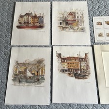 Vintage studies watercolor for sale  Astoria