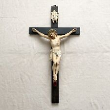 Antique chalkware crucifix for sale  Pittsburgh