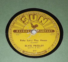 Usado, Elvis Presley Baby Lets Play House/I'm Left, You're Right 1955 SUN 217 Original comprar usado  Enviando para Brazil