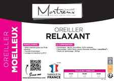 Oreiller blanc relaxant d'occasion  Auchel