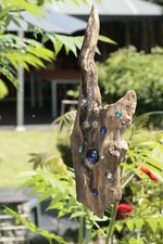Gartendeko trebholz glaskugeln gebraucht kaufen  Bell, Rieden, Weibern