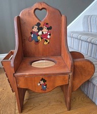 1950s wooden potty for sale  LONDON