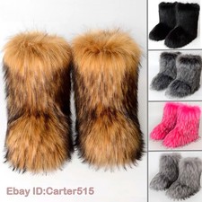 Winter fluffy faux d'occasion  Expédié en Belgium