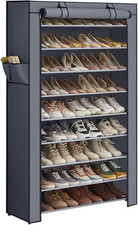 Sapateira SONGMICS, 9 Camadas Organizador de Sapatos com Capa de Tecido Não Tecido, Shoe Stora comprar usado  Enviando para Brazil