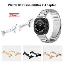 1 par de adaptador conector pulseira de metal para Samsung Galaxy Watch 8/8 Classic/Ultra 2 comprar usado  Enviando para Brazil
