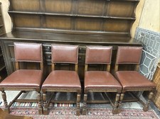 Stunning oak leather for sale  WADEBRIDGE