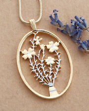 Flowers pendant necklace for sale  Feeding Hills