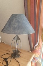 Tischlampe schirm blau gebraucht kaufen  Ennepetal