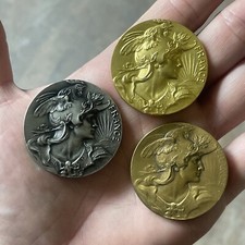 Série médailles bronze d'occasion  Écouis
