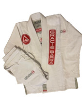 GRACIE BARRA GB Edition ATLETA Edição Limitada Jiu Jitsu Gi BRANCO Adulto Tamanho A0 comprar usado  Enviando para Brazil