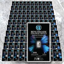 Usado, PRATA 100 BARRAS 1/15 GRAMAS.999 BARRA DE PRATA PURA FINA PACOTE COM 100 BARRAS 15e comprar usado  Enviando para Brazil