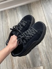 Black suede puma for sale  NEWCASTLE UPON TYNE