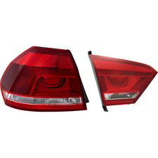 Usado, Conjunto de lanterna traseira para 2012-2015 Volkswagen Passat LH interna externa halogênio transparente/vermelho comprar usado  Enviando para Brazil