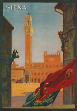 TV33 Vintage 1925 Itália Italiana Siena Siena Pôster de Viagem Reimpressão A1 A2 A3 comprar usado  Enviando para Brazil