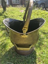 Vintage brass coal for sale  PRESTON