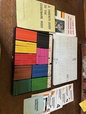 Cuisenaire vintage rods for sale  SALISBURY