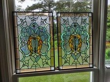 Stained glass panels for sale  Mcdonough