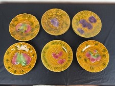 Assiettes barbotine décor d'occasion  Bourgoin-Jallieu