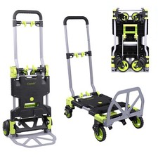 Carrinho de caminhão saco de mão 2 em 1, carrinho de plataforma dobrável, capacidade de carga de 120 kg comprar usado  Enviando para Brazil