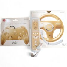 Controle Nintendo Wii Golden Classic Pro + Wheel + Controle Remoto Zelda, usado comprar usado  Enviando para Brazil