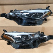Usado, Lado do Motorista Passageiro Faróis Led Duplo Para 2017 2019 Toyota Corolla Se Xle xse comprar usado  Enviando para Brazil