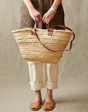 Straw bag handmade d'occasion  Expédié en Belgium