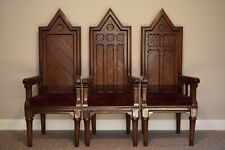 Trio masonic armchairs for sale  HARROW