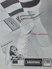 Publicite grundig c100 d'occasion  Cires-lès-Mello