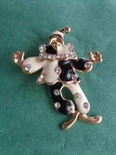 Modeschmuck harlekin brosche gebraucht kaufen  Berlin