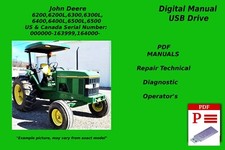 Usado, Trator John Deere 6200 6300 6400 6500 e L modelos conjunto manual de reparo veja Desc. comprar usado  Enviando para Brazil