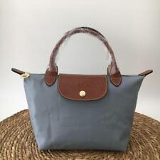 Bolsa Longchamp Le Pliage cinza marrom alça original tomada NOVA comprar usado  Enviando para Brazil