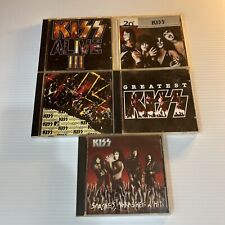 Kiss Cd Lot, Alive3, Millennium Coll, Unplugged, Greatest, Smashes Thrashes Hits, usado comprar usado  Enviando para Brazil
