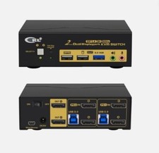 Usado, Switch CKL 2 portas USB 3.0 KVM monitor duplo DisplayPort 1.4 8K@60Hz 4K@144Hz comprar usado  Enviando para Brazil