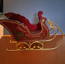 Wood sleigh metal for sale Wood sleigh metal for sale  West Bend