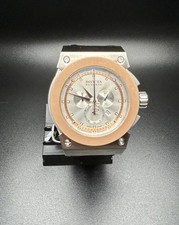Invicta Akula Reserve 10948 ouro rosa fosco com mostrador prata e pulseira de couro comprar usado  Enviando para Brazil