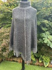 Zara knit poncho for sale  THETFORD