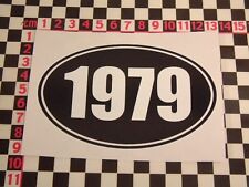 Adesivo Ano 1979 - MGB Mini Escort Cortina Viva Allegro Marina Maxi Aniversário comprar usado  Enviando para Brazil