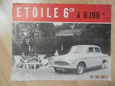 Catalogue simca p60 d'occasion  Saint-André-les-Vergers