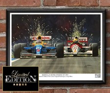 Mansell senna 1991 for sale  GILLINGHAM