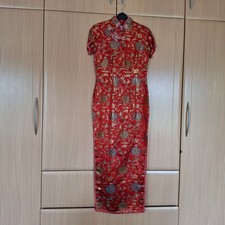 Red chinese satin for sale  READING