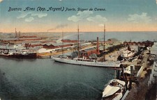 Cartão postal L478 Argentina Buenos Aires Puerto Diques de Carena navios barcos comprar usado  Enviando para Brazil