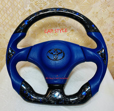 VOLANTE DE FIBRA DE CARBONO FORJADO REAL TOYOTA COROLLA 2001-2018, usado comprar usado  Enviando para Brazil