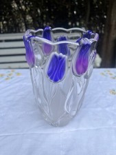 Walther glass vase for sale  NOTTINGHAM
