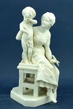 Usado, Scheibe-Alsbach Art Nouveau escultura de biscoito pintor maternidade Alemanha 1800 XIX comprar usado  Enviando para Brazil