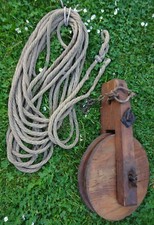 Alte holz umlenkrolle gebraucht kaufen  Rangendingen