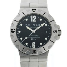 BVLGARI Diagono Scuba SD38S relógio automático preto A-157378 GZl17pdw, usado comprar usado  Enviando para Brazil